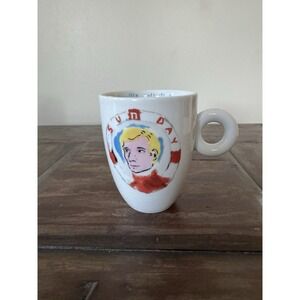 Illy Art Collection Julian‎ Schnabel "Sunday" "Chuck" Coffee Mug Cup